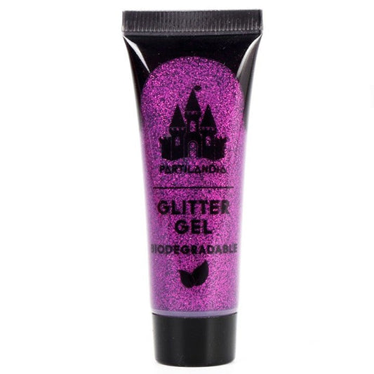 Biodegradable Lilac Glitter Gel