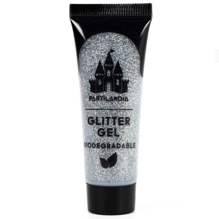 Biodegradable Silver Glitter Gel