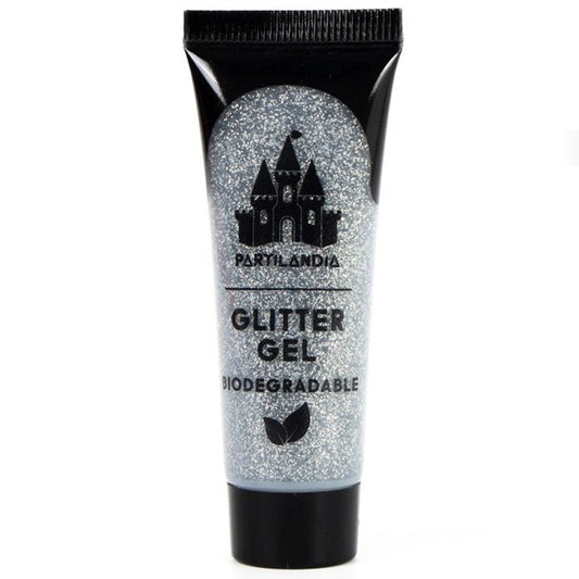 Biodegradable Silver Glitter Gel