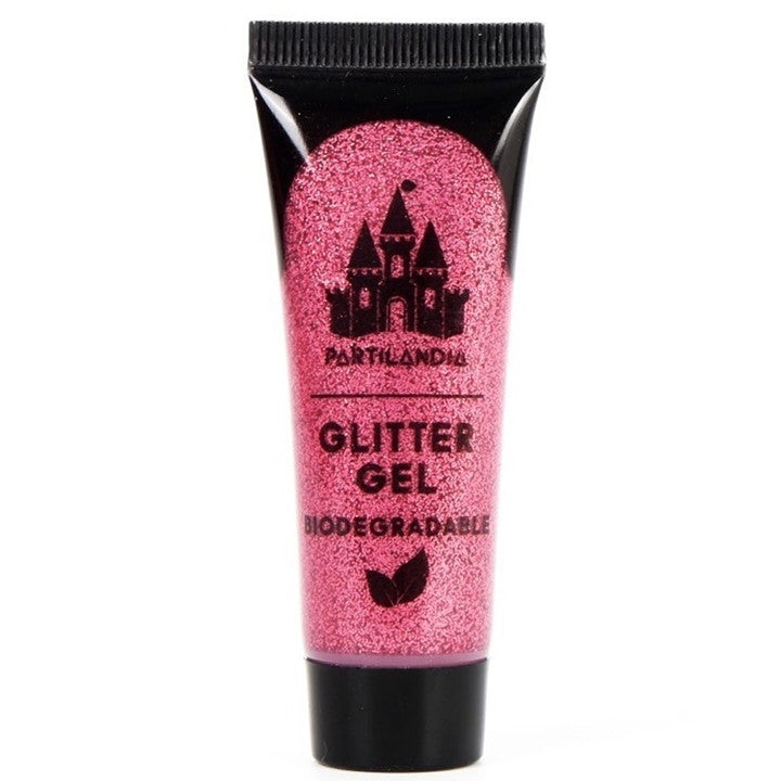 Biodegradable Pink Glitter Gel