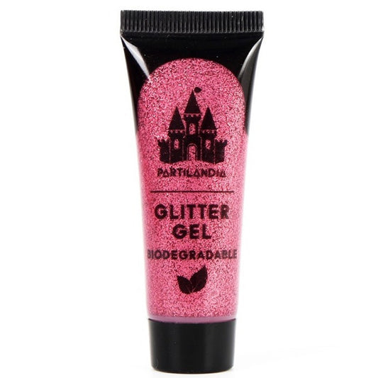 Biodegradable Pink Glitter Gel