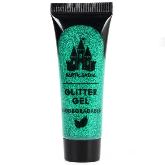 Biodegradable Green Glitter Gel