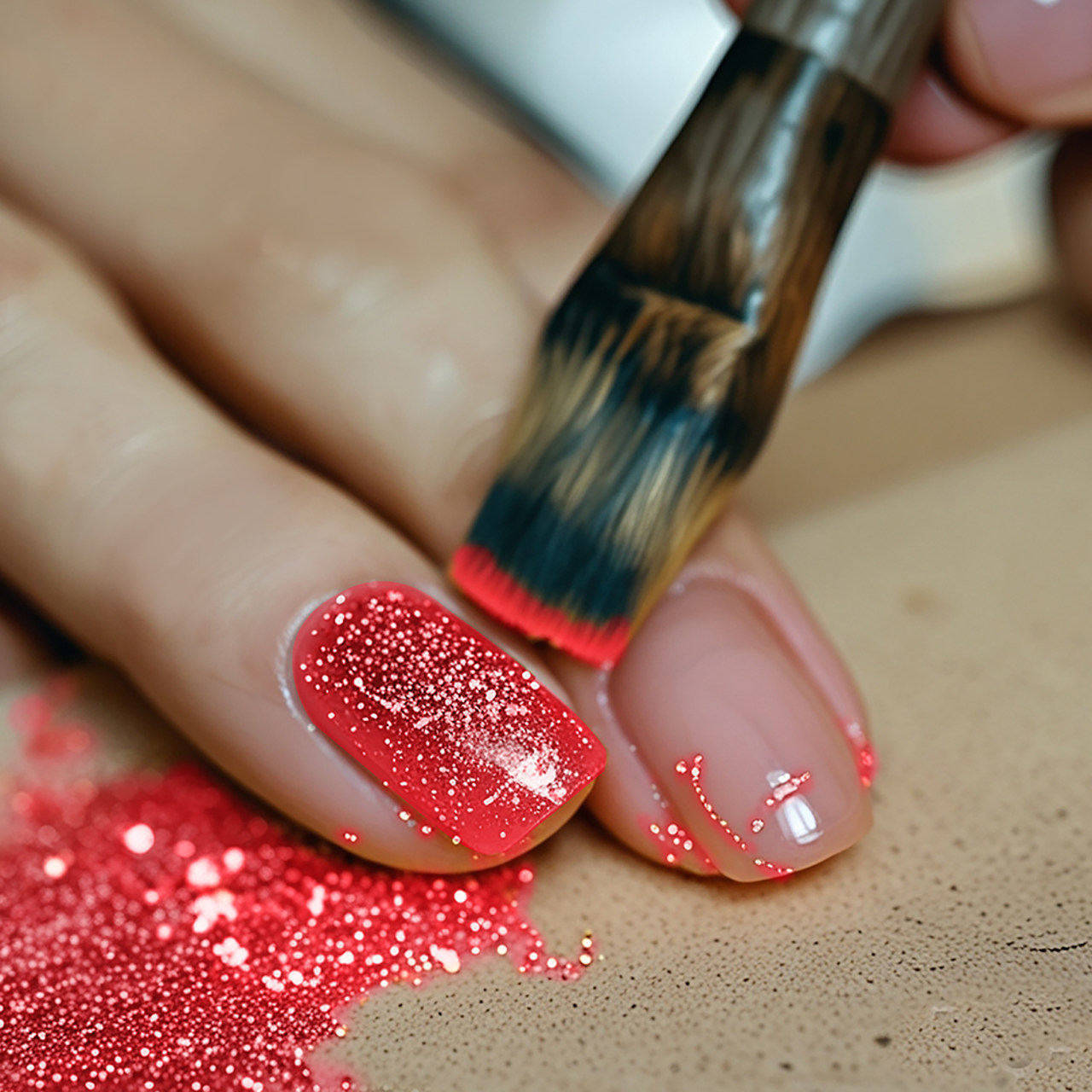 Red Biodegradable Glitter