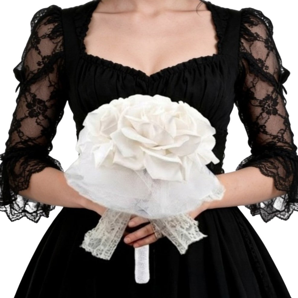 Deluxe White Roses Bouquet