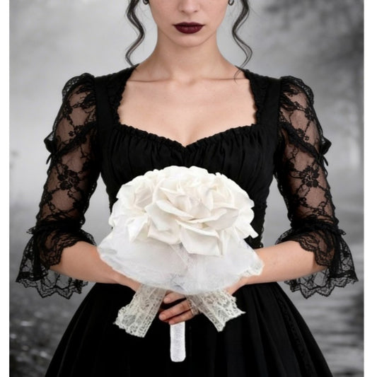 Deluxe White Roses Bouquet