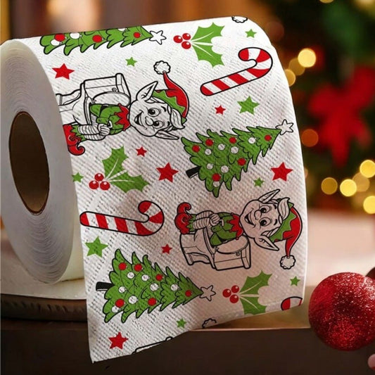 Christmas Elves Toilet Paper Roll