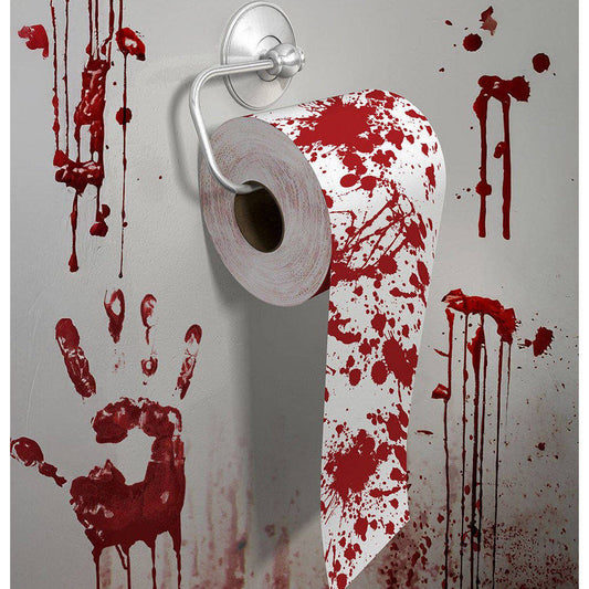 Bloody Toilet Paper Roll