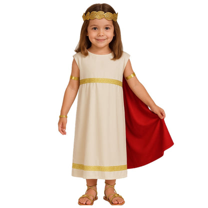 Girls Roman Cape Costume