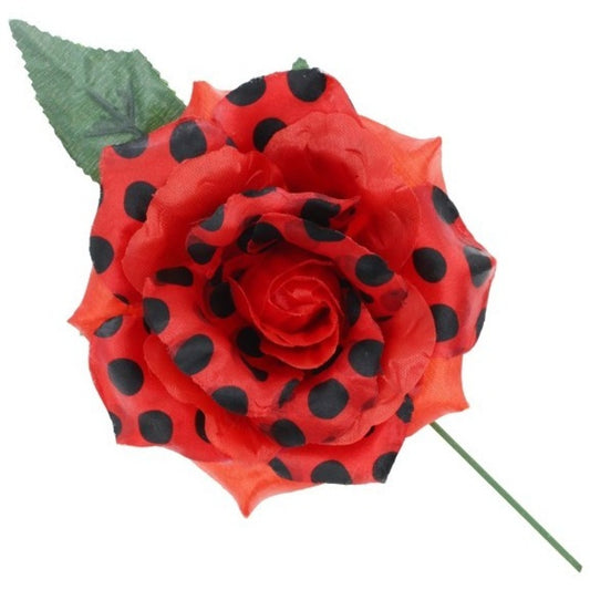 Red and Black Flamenco and Chulapa Rose