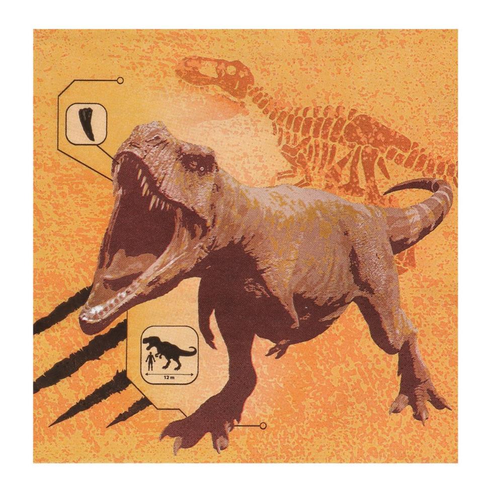 T Rex Dinosaur Napkin