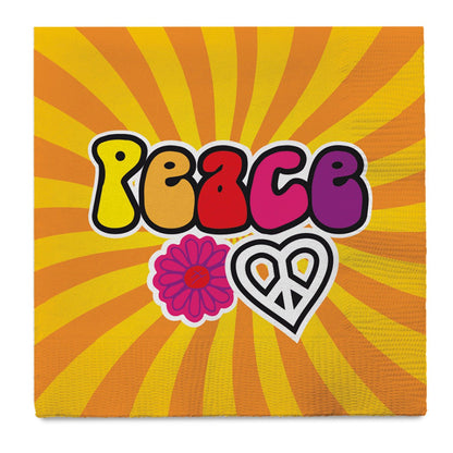 Hippie Peace Napkins