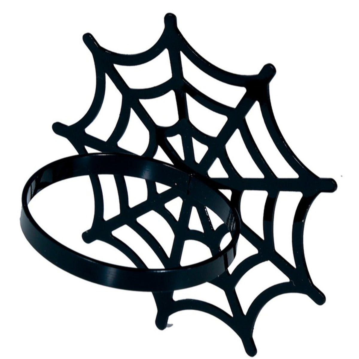 Metallic Spiderweb Napkin Holder