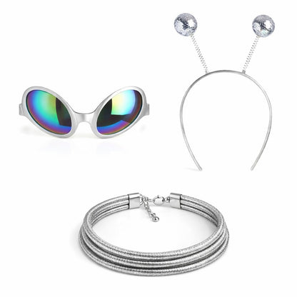 Silver Alien Set