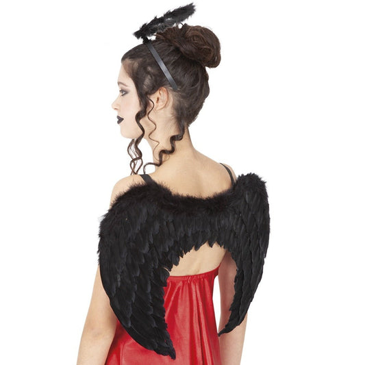 Black Feather Angel Set