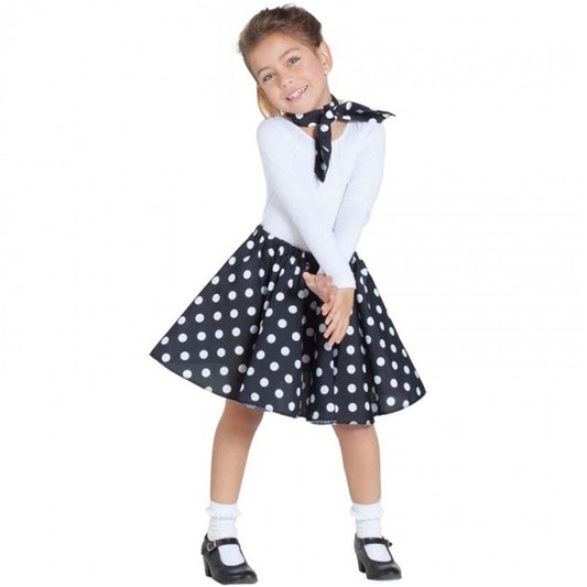 Girls Black 50s Set