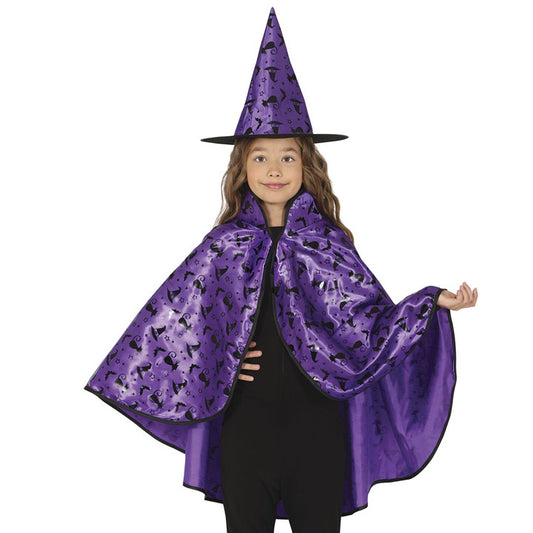 Kids Purple Witch Set