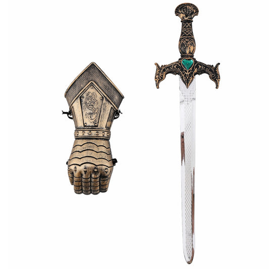 Medieval Knight Set with Glove