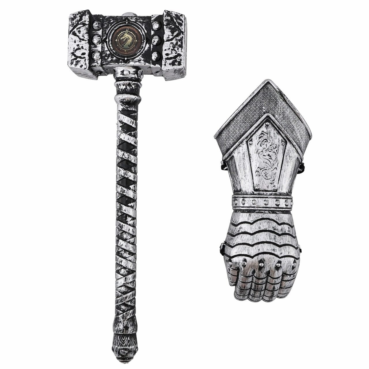 Medieval Knight Set with Hammer