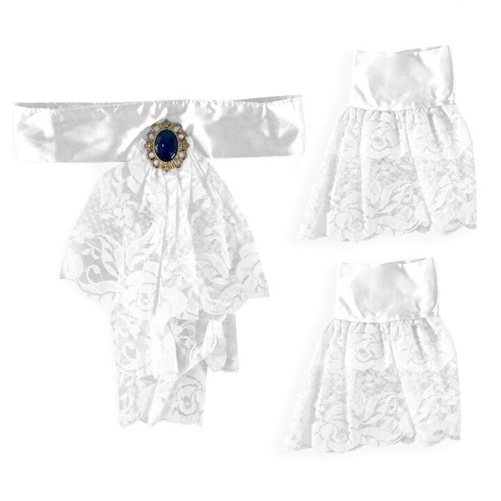 Period Jabot and Cuffs Set