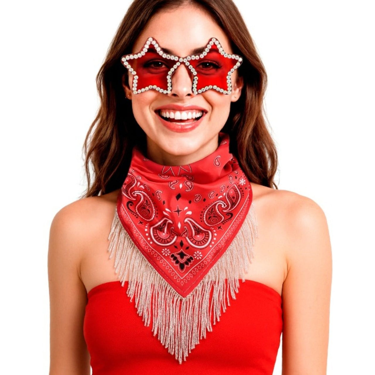 Red Disco Cowgirl Set