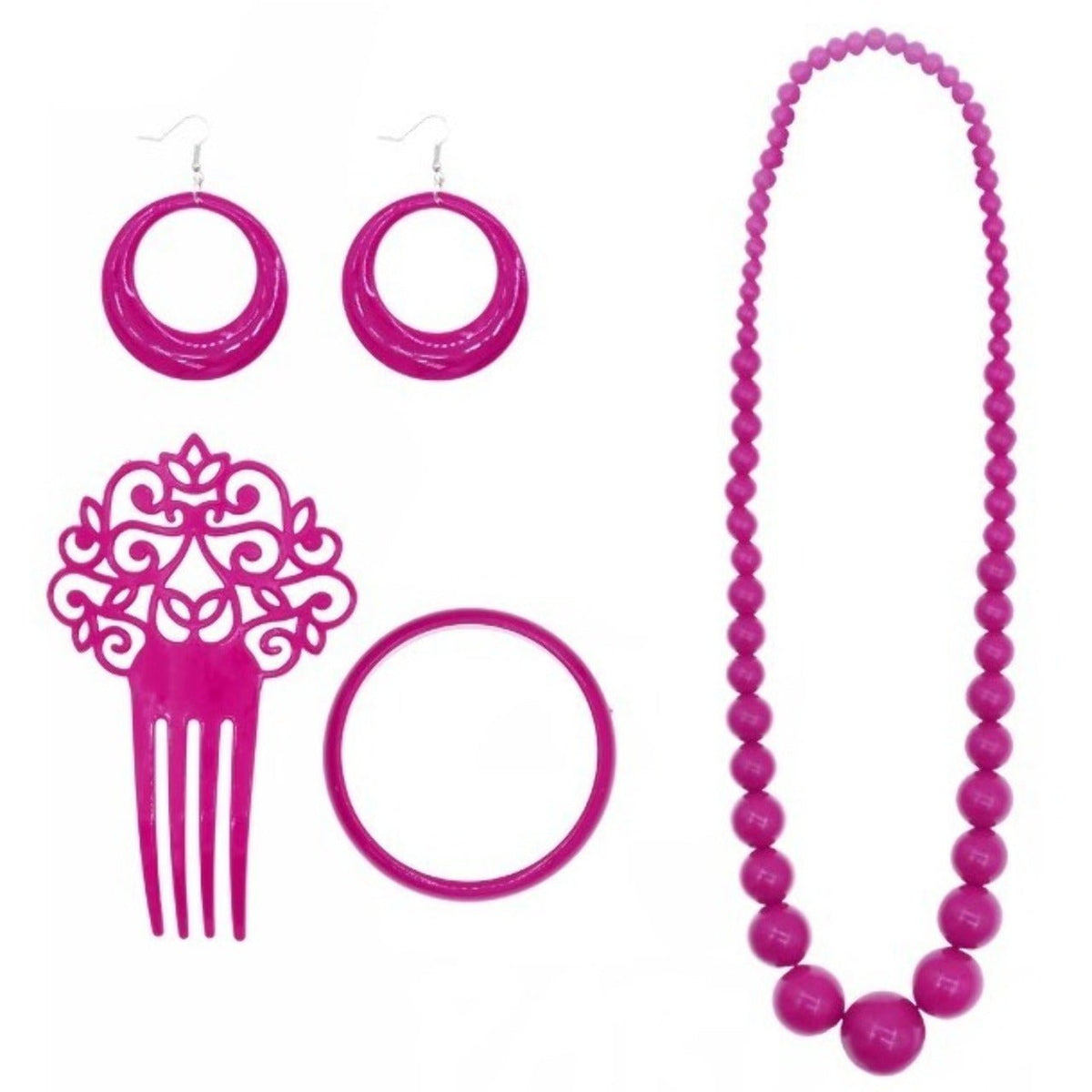 Fuchsia Flamenco Set