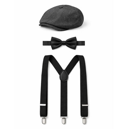 Black English Gangster Peaky Set
