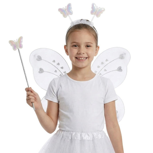 White Butterfly Fairy Set
