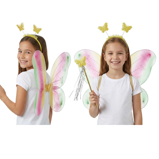 Multicolour Butterfly Fairy Set