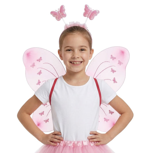 Pink Butterfly Fairy Set