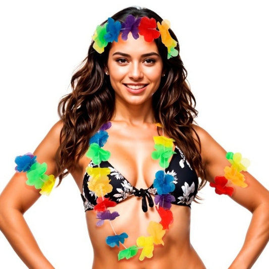 Floral Hawaiian Set