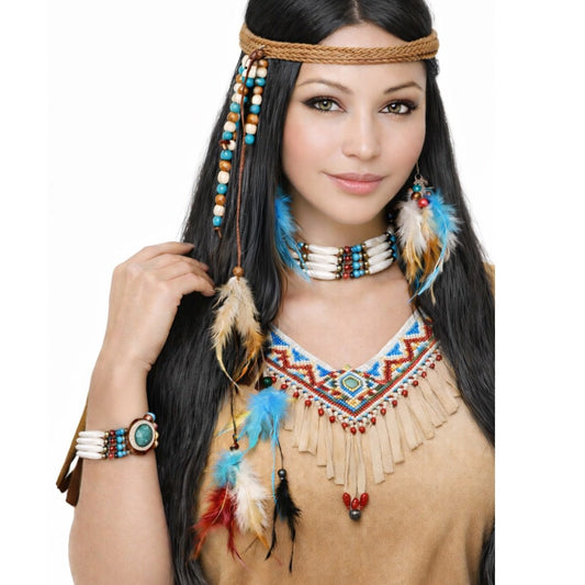 Feathered Native American Set