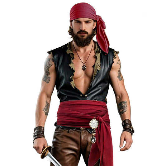 Red Corsair Pirate Set