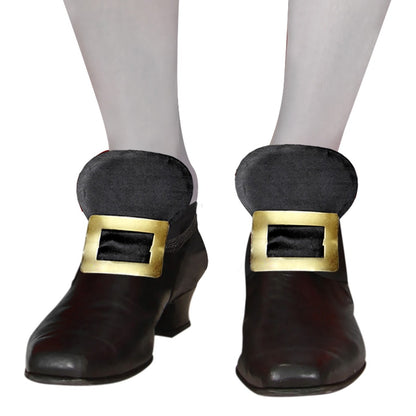 Faux Leather Buckle Lapels