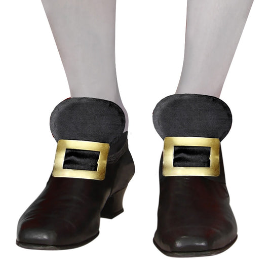 Faux Leather Buckle Lapels