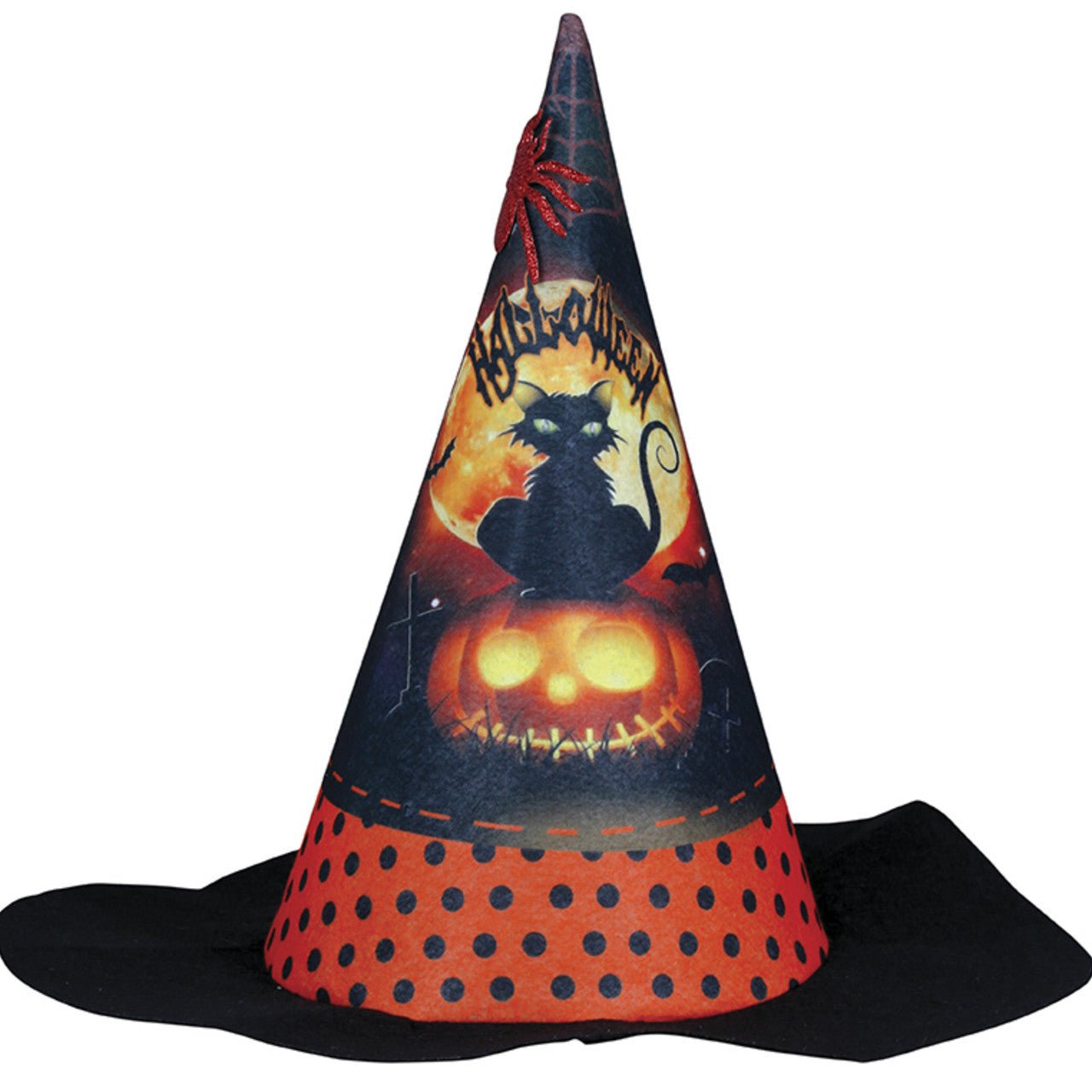 Orange Witch Hat for Kids