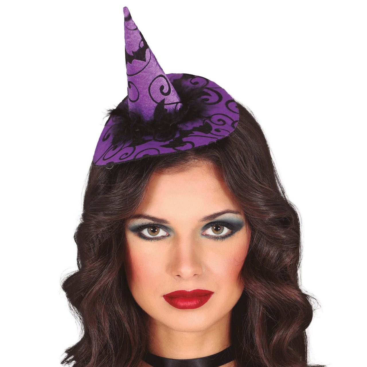 Chic Purple Witch Hat