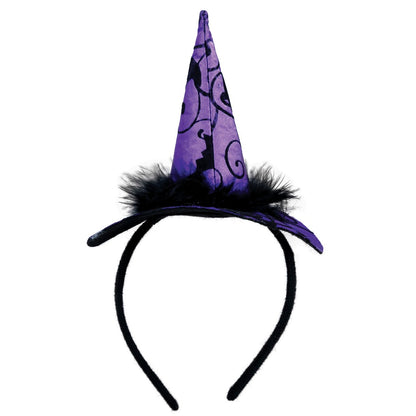 Chic Purple Witch Hat