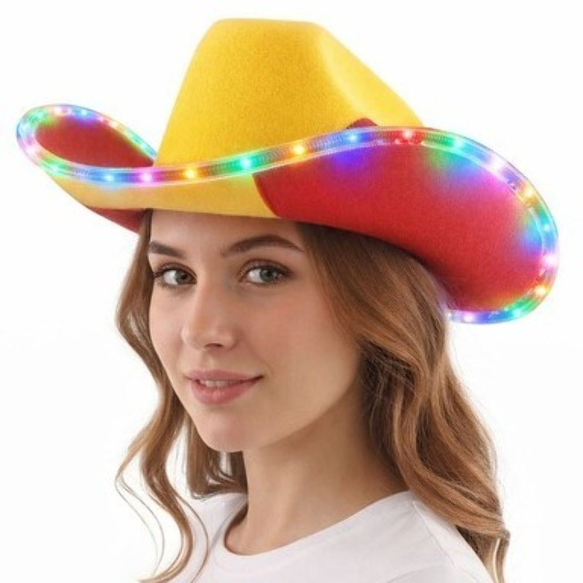Light-Up Spain Cowboy Hat