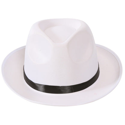 Luxury White Gangster Hat