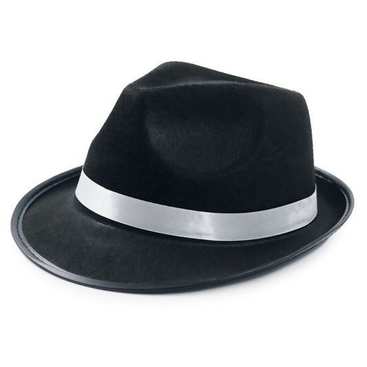 Classic Black Gangster Hat