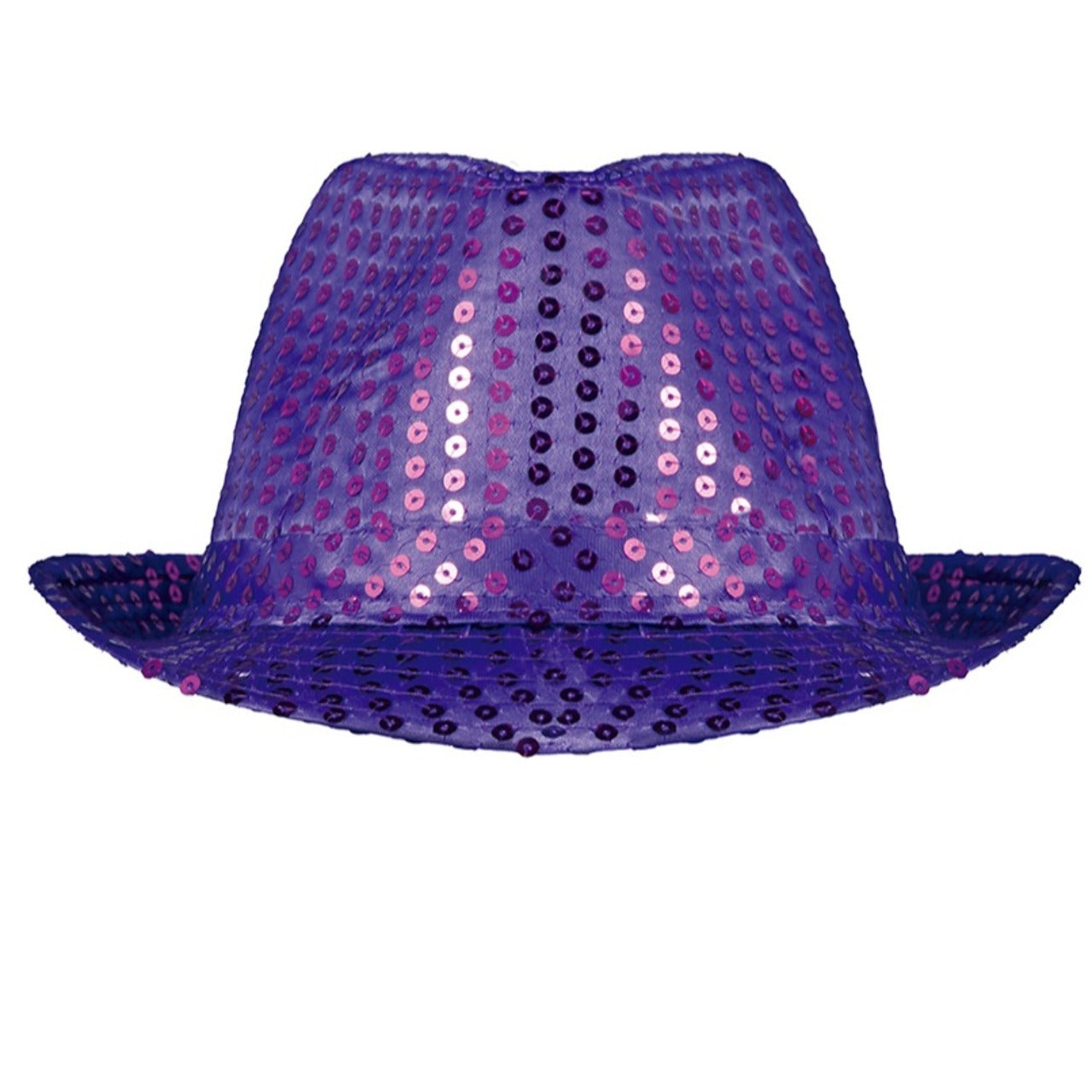 Purple Sequin Eco Gangster Hat