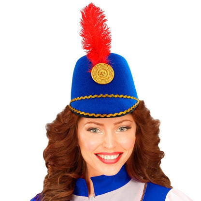Blue Majorette Hat