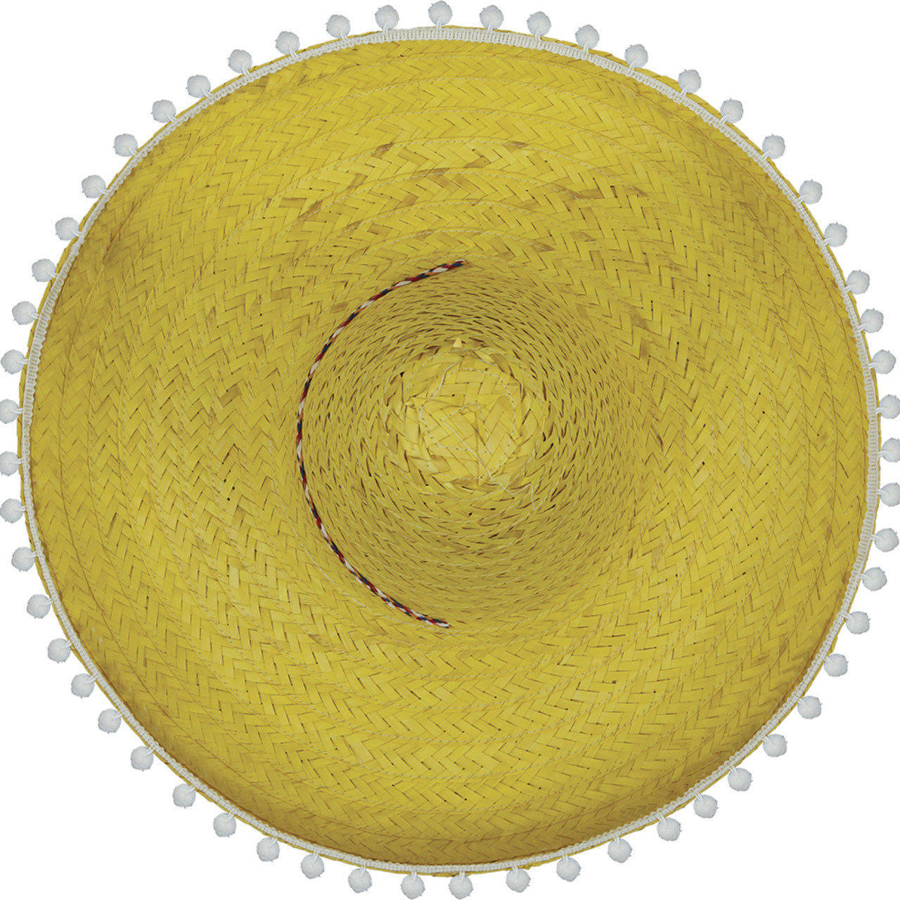 Yellow Mexican Sombrero with Tassels