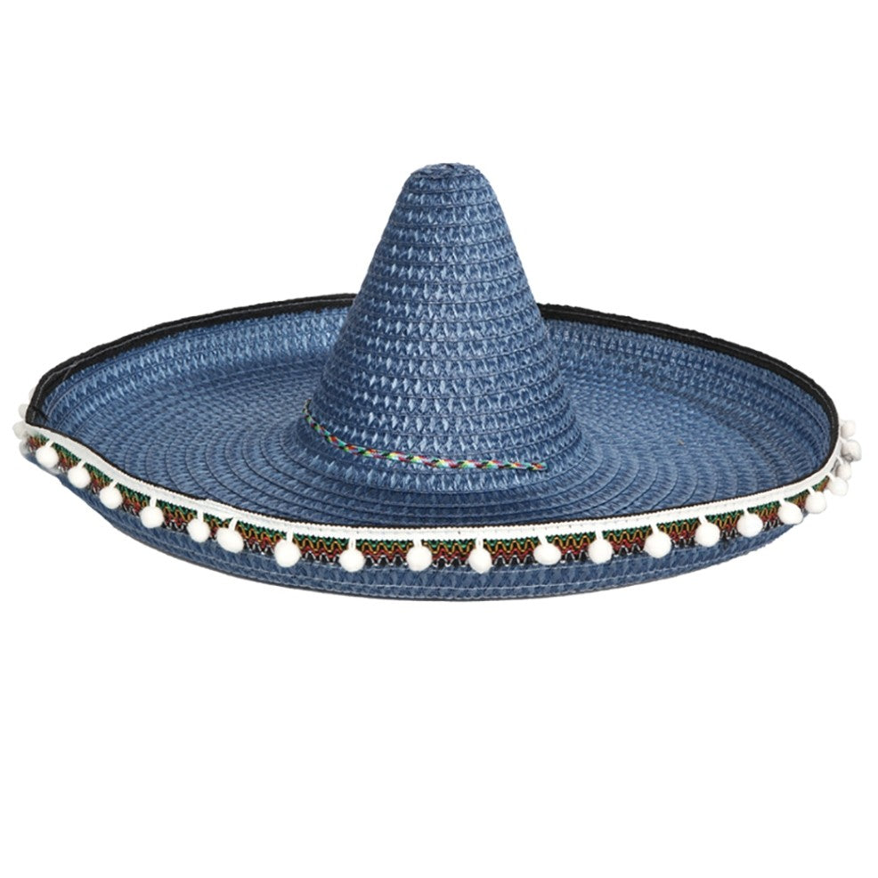 Deluxe Large Blue Mexican Hat