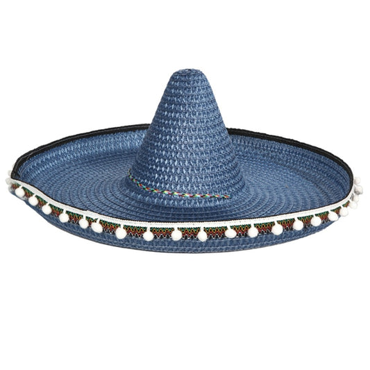 Deluxe Large Blue Mexican Hat