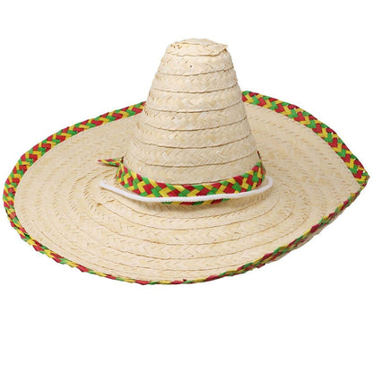 Decorated Mexican Straw Hat