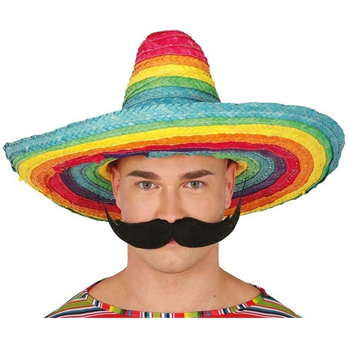 Multicolour Mexican Straw Hat