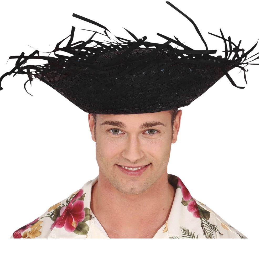 Black Straw Hat