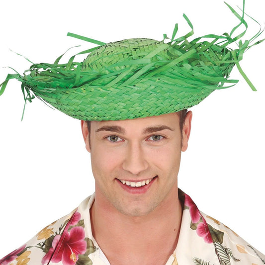 Green Straw Hat