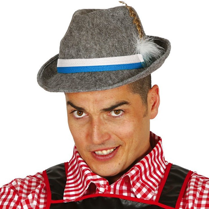 Grey Tyrolean Hat